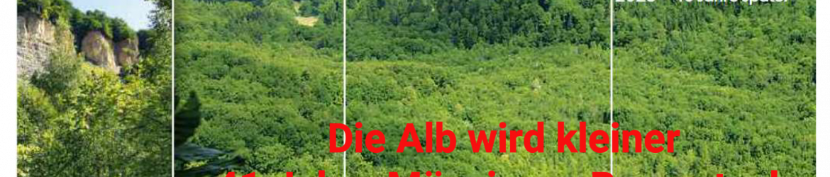 die alb wird kleiner