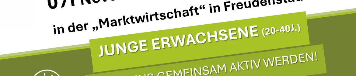 Junge Erwachsene – lasst uns gemeinsam aktiv werden