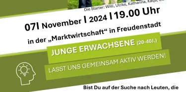 Junge Erwachsene – lasst uns gemeinsam aktiv werden