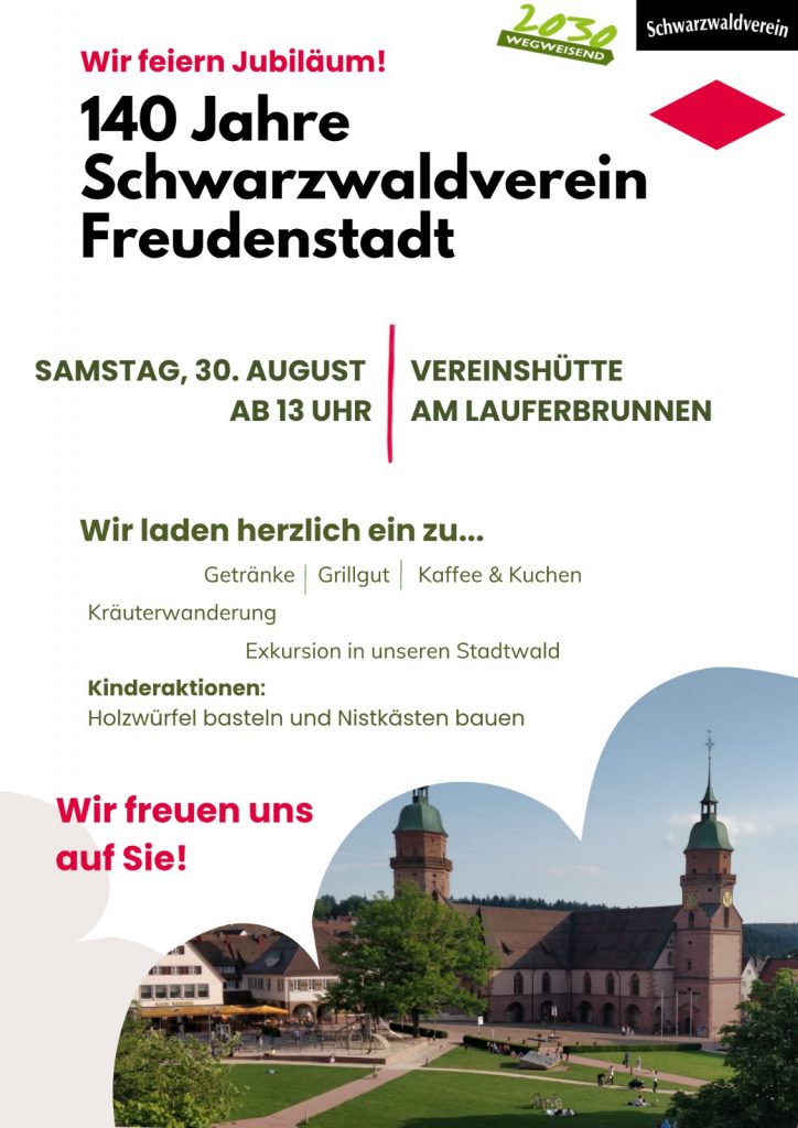 Einladung 140 Jahre SWV FDS