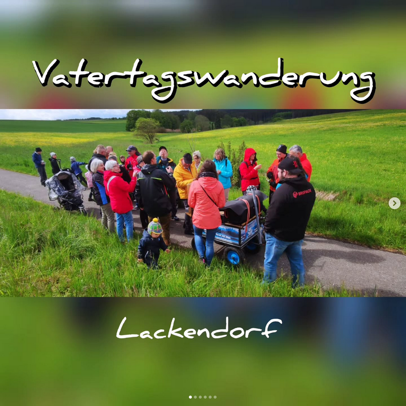 Vatertagswanderung Lackendorf 2026
