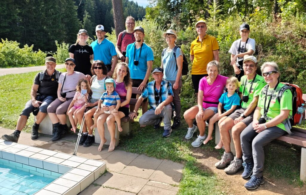 Gruppenbild auf den Spuren der Rämer