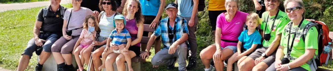 Gruppenbild auf den Spuren der Rämer